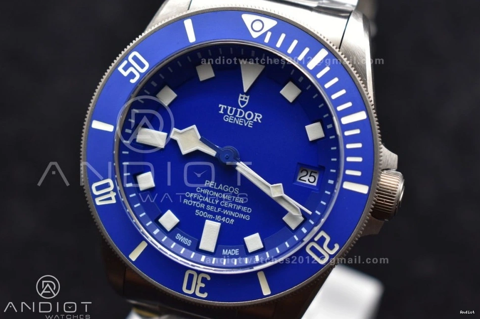 Pelagos Blue 1:1 Edition Bracelet on XF Titanium V5 A2824 Best 0311